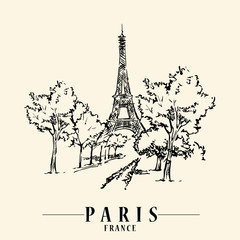 Paris vector illustration. - 181813470