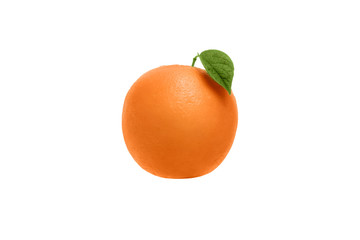 Orange on a white background, composition, isolate.