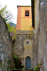 medieval church of San Nicolò Capodimonte san rocco of camogli