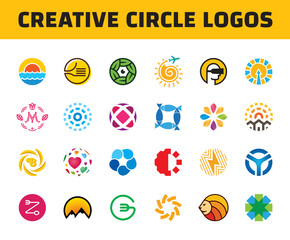 Vector Circle Logo Template  Set