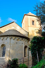 medieval church of San Nicolò Capodimonte san rocco of camogli