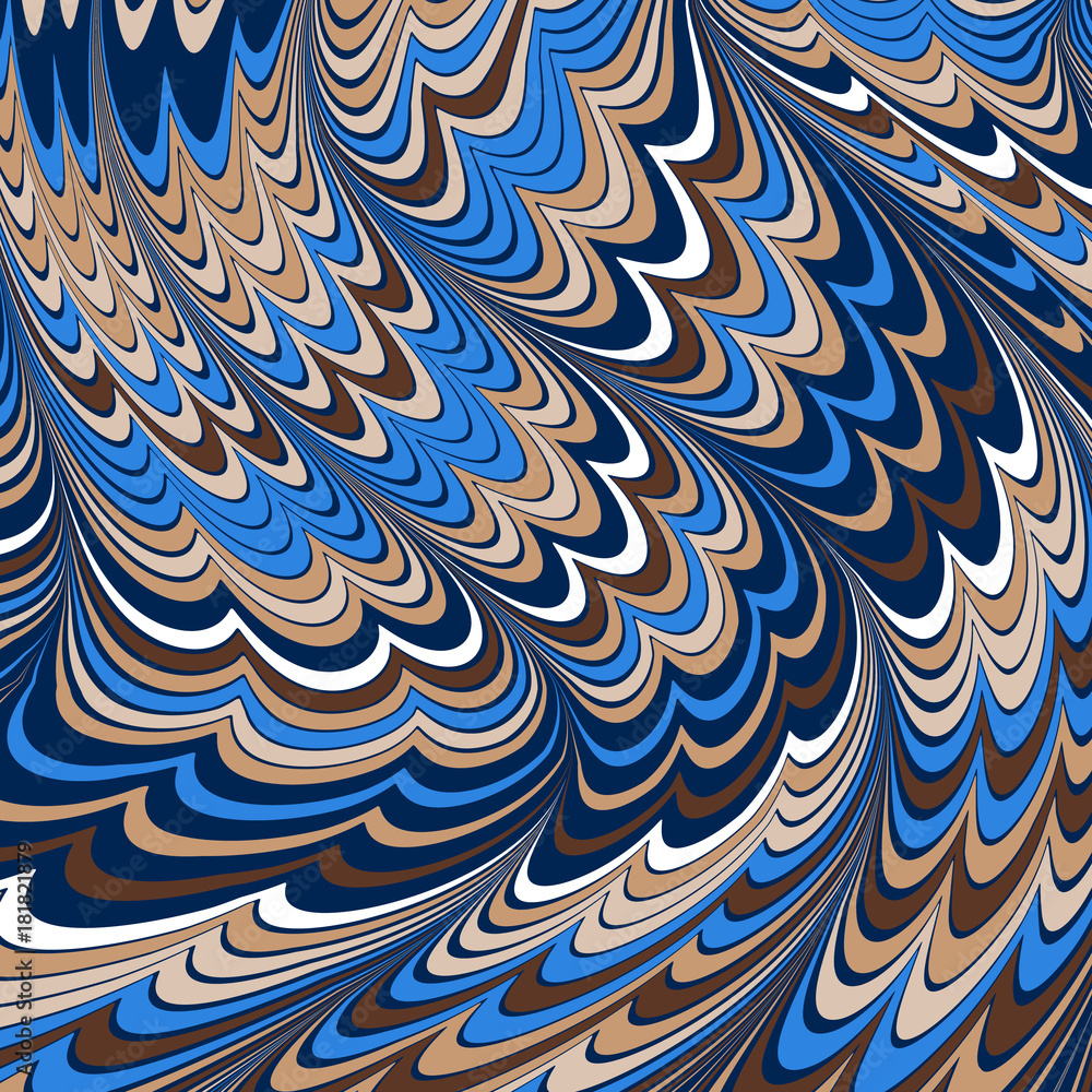 Poster abstract background of curved forms. undulation of the shapes.