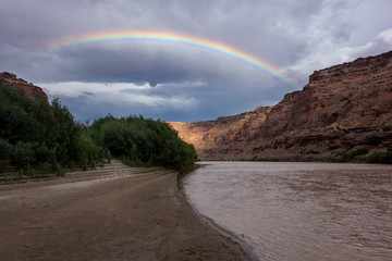 Labyrinth Canyon Rainbow