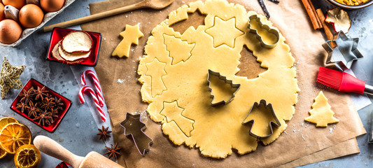 Selbstgemachte Weihnachtskekse (Platzchen)