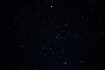 Beautiful big dipper in the Ursa Major constellation. Starry night - obrazy, fototapety, plakaty