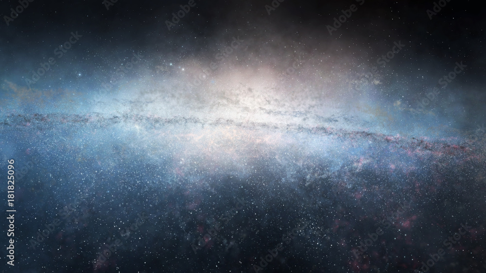 Wall mural giant galaxy