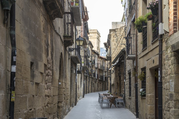 Street in the Guard with bar terrace