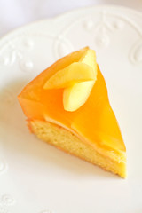 Apple cake with jelly