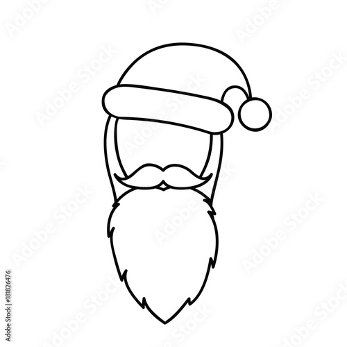 &quot;weihnachtsmann kopf zum ausmalen&quot; Stockfotos und