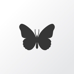 Fototapeta na wymiar Butterfly Icon Symbol. Premium Quality Isolated Monarch Element In Trendy Style.