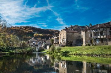 Fototapeta na wymiar Sabarat Village d'Ariège