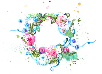 Naklejka premium wreath