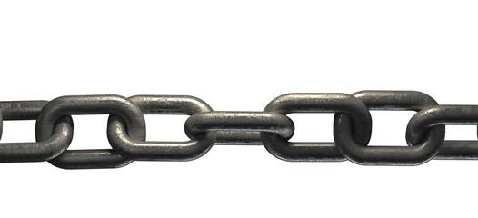 Obraz premium 3d steel chain