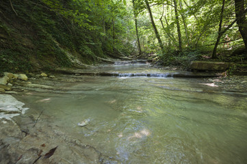 Obraz premium Mountain river Pshada