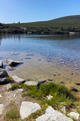 Panoramic view of Bezbog lake, Pirin Mountain, Bulgaria