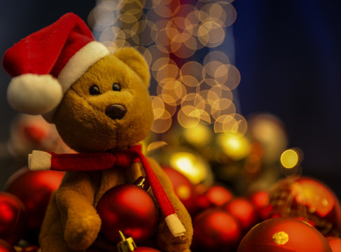 christmas teddy bear wallpaper