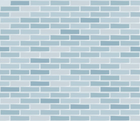 Brick wall pale blue.
