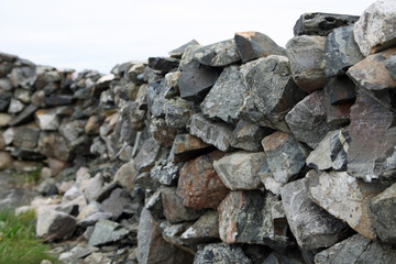 An Irish stone wall