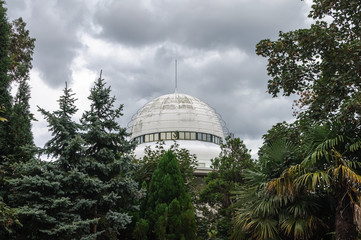 dome of the observatory against the sky