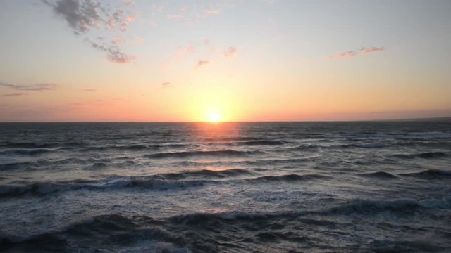 tramonto sull mare di Cava D'Aliga in provincia di Ragusa