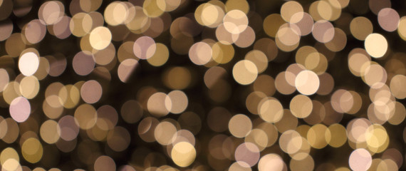 Goldenes Bokeh