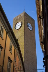Papier Peint photo Monument artistique Torre del moro ad Orvieto, Lazio, Italia