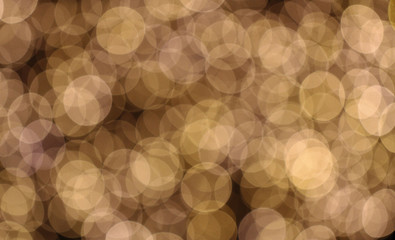 Unruhiges Bokeh in gelb.