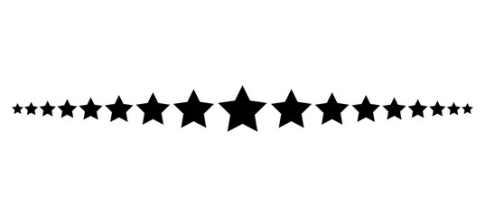 star line divider vector design footer modern border