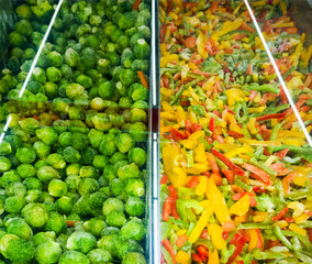 sold by weight frozen vegetables