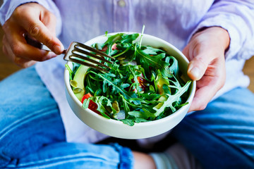 Spring vegetable salad