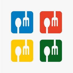 Food icon logo