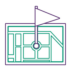 gps navigation map destination pin map flag vector illustration