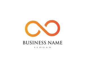 Infinity logo template