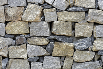 Close-up of wall of stones