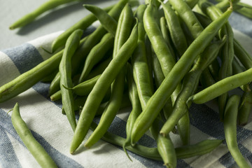 Healthy Raw Organic Green Beans