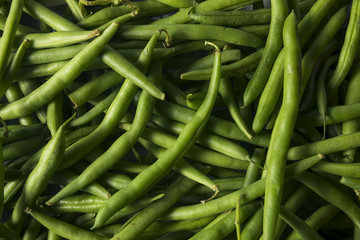 Healthy Raw Organic Green Beans
