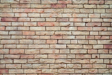 Fototapeta premium facade view of old brick wall background