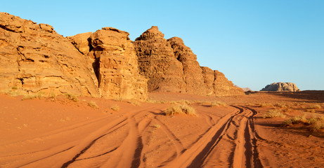 in the desert  sand and mountain adventure destination