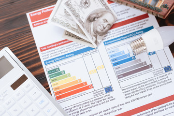Obraz premium This is an energy efficiency certificate.