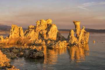 Mono Lake Tufa Formations-sunrise