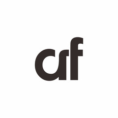 a f letter logo vector