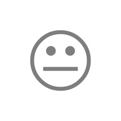Poker face emoticon icon. Web element. Premium quality graphic design. Signs symbols collection, simple icon for websites, web design, mobile app, info graphics