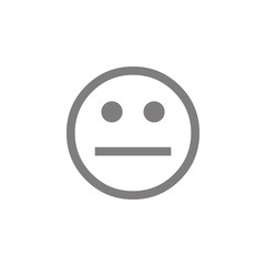 Poker face emoticon icon. Web element. Premium quality graphic design. Signs symbols collection, simple icon for websites, web design, mobile app, info graphics