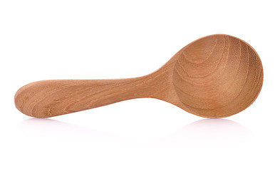wooden spoon  isolated on white background