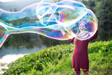 Giant Soap Bubbles