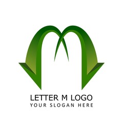 letter m architecture logo