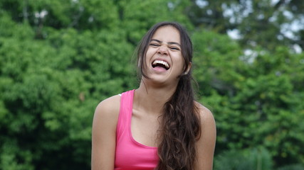 Girl And Laughter