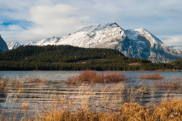 Mount Lyautey and Lower Kananaskis Lake