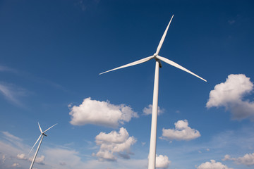Fototapeta premium Eco power, wind turbines