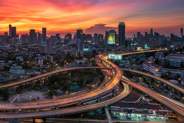 Fototapeta na wymiar Bangkok Cityscape,
